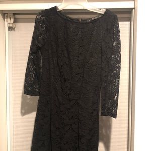 Zara black lace dress.